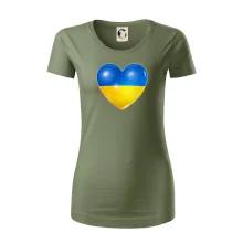 Ukrajina srdce vlajka