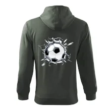 Futbalová lopta v triku Futbalová lopta v triku
