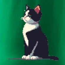 Mourovatá mačka pixel