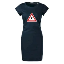 Dopravná značka - Pozor pštros Dopravná značka - Pozor pštros