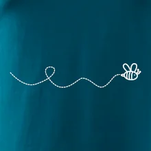 Dráha letu včely - vlnovka