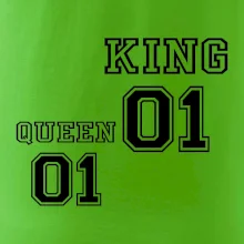 King - Queen - 01 dres (čiernobiela)