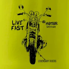 Motorka kresba live fast Motorka kresba live fast