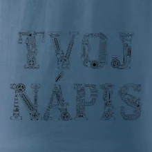 Steampunk vlastný nápis Steampunk vlastný nápis