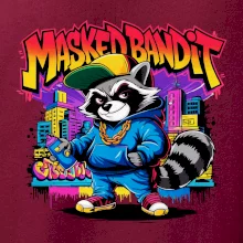 Mýval - masked bandit graffiti