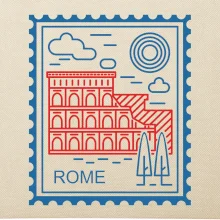 Rím známka jednoduchá