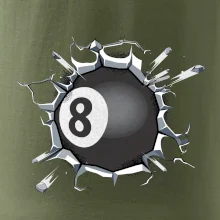 Biliardová guľa v triku