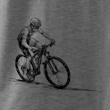 MTB kreslený cyklista
