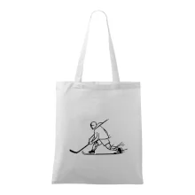 Kreslený hokejista tučnou fixkou