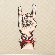 Rocková ruka s náramkom Rocková ruka s náramkom