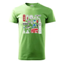 Velká Británie - kreslené ikonky