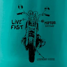 Motorka kresba live fast
