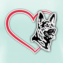 Nemecký ovčiak v srdci Nemecký ovčiak v srdci