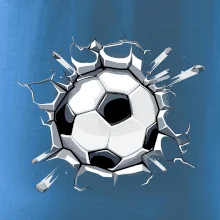 Futbalová lopta v triku Futbalová lopta v triku