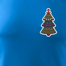 Folklór na prsníku vianočný stromček