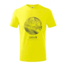 Severák - vrstevnice v kruhu