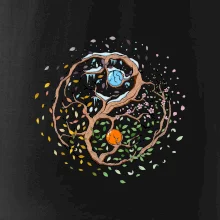 Yin & Yang strom - zima, leto