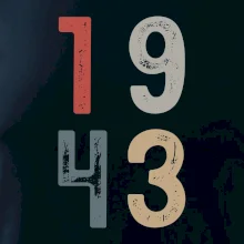 Vintage číslica 1943