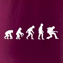 Evolúcia gitarista - kľačiaci