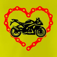 Moto srdce reťaz - superšport