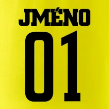 Futbalový dres - vlastné meno a číslo