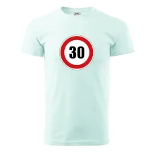 Dopravná značka - obmedzenie rýchlosti 30