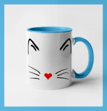 Mačka - srdce namiesto nosa