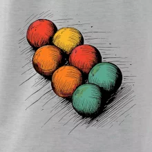 Petanque guľa kresba