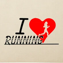 I love running dievča