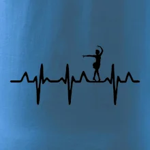 EKG tanečnice salsy