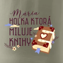 Kniha - Holka, ktorá miluje knihy  - Vaše meno