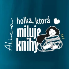 Čiernobiela holka, ktorá miluje knihy - holka - Vaše meno