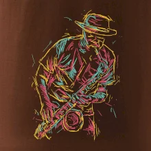 Jazz saxofón splash