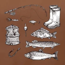 Rybársky set