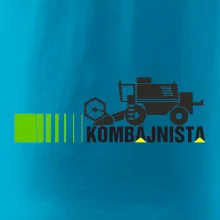 Kombajnista zelená a žltá