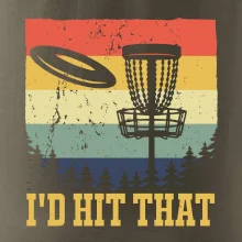 Disc golf player retro vintage Disc golf player retro vintage