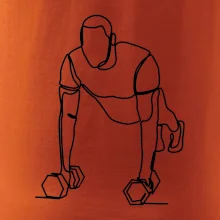 Tréner fitness jedným ťahom