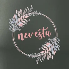 Nevesta kvetinový kruh ružový