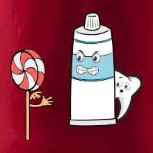 Lízátko pasta zuby Lízátko pasta zuby