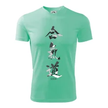 Aikidó maskáčový nápis Aikidó maskáčový nápis