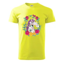 Kôň farebný s kvetinami