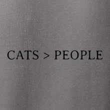 Cats > people