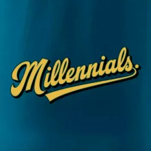 Generace Y - Millennials žlutý nápis