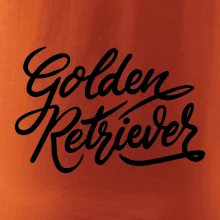 Golden retriever - nápis okrasný
