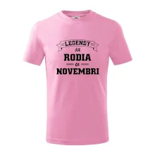 Legendy sa rodia v novembri