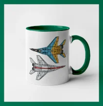 Mig 29 Fulcrum zo spoda a zo shora