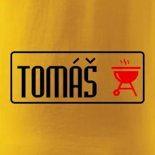 Tričko na grilovanie s vlastným menom