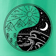 Yin & Yang hory a moře Yin & Yang hory a moře