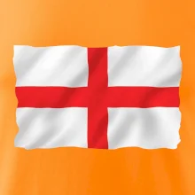 Anglická vlajka vejúca