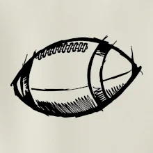 Americký futbal lopta skica